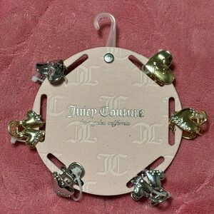 Juicy Couture Gold and Silver Small Clips